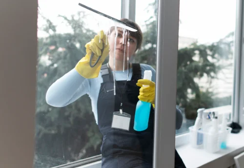 Nettoyage de vitres intérieures et extérieures à Coëtmieux